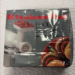 Brand New Kitchenaid Kitchen aid Food Grinder Tools For Meat, Vegetable FGA